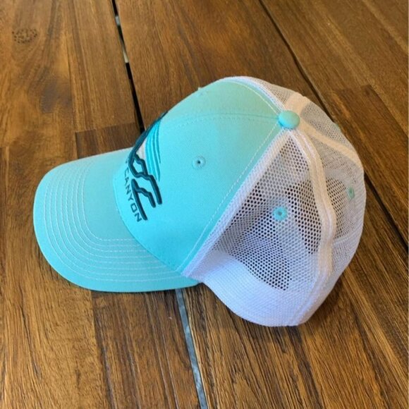 GRAND Canyon OURAY authentic trucker hat. Cotton/nylon blend. Teal. Adjustable. - Picture 2 of 7